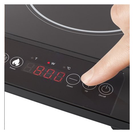 Tristar | Free standing table hob | IK-6178 | Number of burners/cooking zones 1 | Touch control | Black | Induction - 3